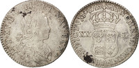 Frankreich 20 Sols, 1/6 ECU Münze, Louis XV, 1/6 Écu (XX – S) de France-Navarre, 20 Sols -
