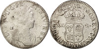 Frankreich 20 Sols, 1/6 ECU Münze, Louis XV, 1/6 Écu (XX – S) de France-Navarre, 20 Sols -