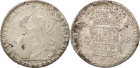 Spanische Niederlande Escalin Münze, BRABANT, Antwerpen, S, Silber -