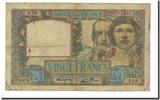Frankreich 20 Francs 1941-08-28, S, Fayette:12.17, KM:92b -