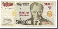 Türkei 5,000,000 Lira Geldschein, KM:210, SS -