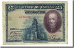 Spanien 25 Pesetas Geldschein, 1928-08-15, KM:74a, S -