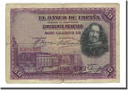 Spanien 50 Pesetas Geldschein, 1928-08-15, KM:75a, S -