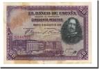 Spanien 50 Pesetas Geldschein, 1928-08-15, KM:75a, S+ -