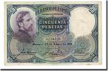 Spanien 50 Pesetas Geldschein, 1931-04-25, KM:82, S -