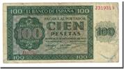 Spanien 100 Pesetas Geldschein, 1936-11-21, KM:101a, SGE+ -