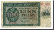 Spanien 100 Pesetas Geldschein, 1936-11-21, KM:101a, SS -