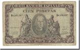 Spanien 100 Pesetas Geldschein, 1940-01-09, KM:118a, SGE+ -