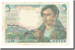 Frankreich 5 Francs Berger, 1943-11-25, VZ, Fayette:5.4, KM:98a -