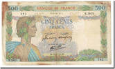 Frankreich 500 Francs La Paix, 1942-06-20, S, Fayette:32.35, KM:95b -