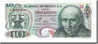 Mexiko 10 Pesos Geldschein, 1974-10-16, KM:63g, UNZ -