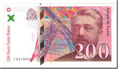 Frankreich 200 Francs Eiffel, SS+, Fayette:75.3a, KM:159a -
