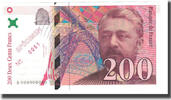 Frankreich 200 Francs A, PMG -