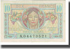 Frankreich 10 Francs 1947 French Treasury, VZ, Fayette:VF30.1, KM:M7a -