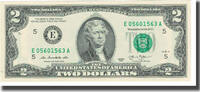 Vereinigte Staaten Two Dollars Geldschein, UNZ -