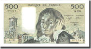 Frankreich 500 Francs Pascal, BRUNEEL, BONARDIN, VIGIER, 1990-09-06 -