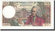 Frankreich 10 Francs Voltaire, R.Tondu-G.Bouchet-H.Morant, 1963-07-11 -