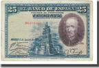 Spanien 25 Pesetas Geldschein, 1928-08-15, KM:74b, SS -