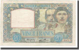Frankreich 20 Francs Science et Travail, P. Rousseau and R. Favre-Gilly -