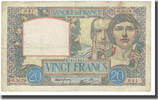 Frankreich 20 Francs Science et Travail, P. Rousseau and R. Favre-Gilly -