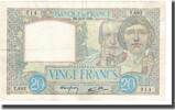 Frankreich 20 Francs Science et Travail, P. Rousseau and R. Favre-Gilly -