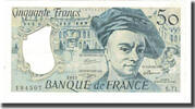 Frankreich 50 Francs Quentin de La Tour, STROHL TRONCHE DENTAUD, UNZ- -