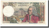 Frankreich 10 Francs Voltaire, R.Tondu-G.Bouchet-H.Morant, 1964-06-04 -