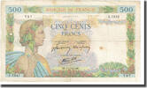 Frankreich 500 Francs La Paix, P. Rousseau and R. Favre-Gilly -