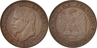 Frankreich 5 Centimes Münze, Napoleon III, Napoléon III, Bordeaux, VZ -