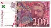 Frankreich 200 Francs Eiffel, BRUNEEL, BONARDIN, VIGIER, VZ -