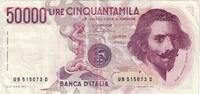 Italien 50,000 Lire Geldschein, 1984-02-06, KM:113a, SS -