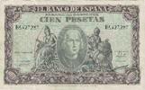 Spanien 100 Pesetas Geldschein, 1940-01-09, KM:118a, SS -