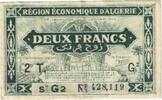 Algeria 2 Francs Geldschein, 1949-03-01, KM:102, VZ -