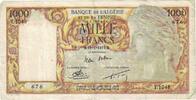 Algeria 1000 Francs Geldschein, 1953-01-19, KM:104, SS -