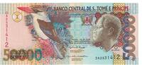 Saint Thomas and Prince 50,000 Dobras Geldschein, 2004-08-26, KM:68a -