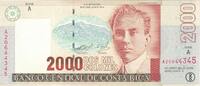 Costa Rica 2000 Colones 2003 Geldschein, 2003-04-09, KM:265d, UNZ UNZ 32,95 EUR  zzgl. 4,95 EUR Versand