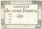100 Francs 1795 Frankreich SERIE 938 NUMERO 805, SS, KM:A78, Lafaurie:173 SS