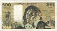 Frankreich 500 Francs Pascal, C.39 29949, SS, Fayette:71.10, KM:156b -