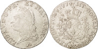 Frankreich Ecu Münze, Louis XV, Écu à la vieille tête, Lille, S+ -