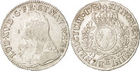 Frankreich Ecu Münze, Louis XV, Écu aux branches d'olivier, Tours, S+ -