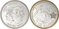 Spanien 12 Euro JUAN CARLOS I Y SOFIA, Madrid, UNZ+, Silber, KM:1212 -