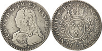 Frankreich 12 Sols, 1/10 ECU Münze, Louis XV, 1/10 Écu aux branches d'olivier, 12 Sols, 1/10 -