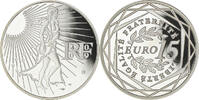 Frankreich 15 Euro Semeuse, Paris, BE, STGL, Silber, KM:1535 -