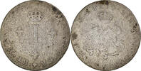 Frankreich 2 Sols Münze, Louis XV, Double sol (2 sous) en billon -