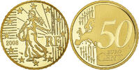 Frankreich 50 Euro Cent Paris, Proof / BE, STGL, Messing, KM:1412 -