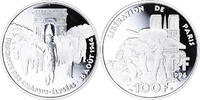 Frankreich 100 Francs Münze, Libération de Paris, ESSAI, STGL, Silber -