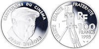 Frankreich 100 Francs Münze, Jean Renoir, Centenaire du Cinéma, Essai -