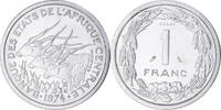 Zentralafrikanische Staaten Franc Münze, Paris, STGL, Aluminium, KM:E2 -