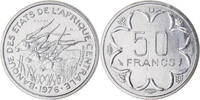 Zentralafrikanische Staaten 50 Francs Münze, Paris, ESSAI, STGL -