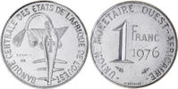 West African States Franc Münze, Paris, STGL, Stahl, KM:8 -